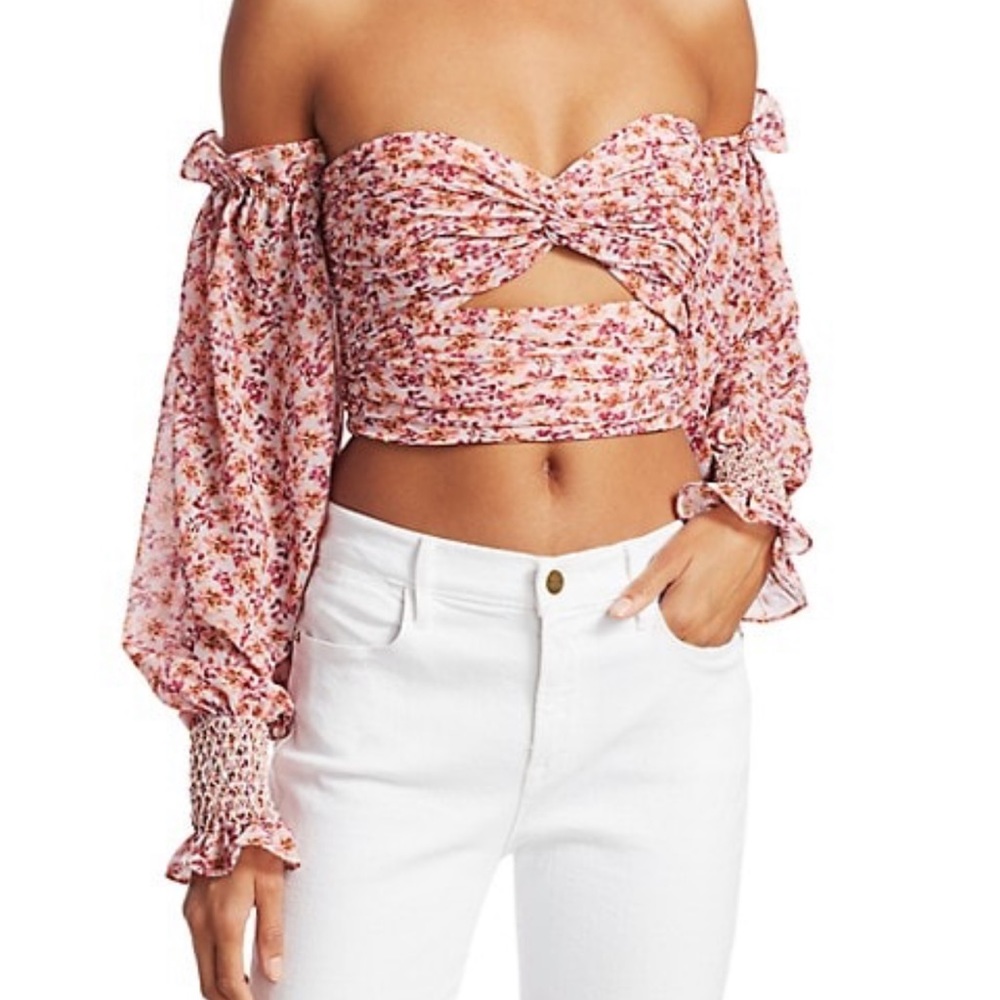 🔥NWT AMUR Hilda Off the Shoulder Top
